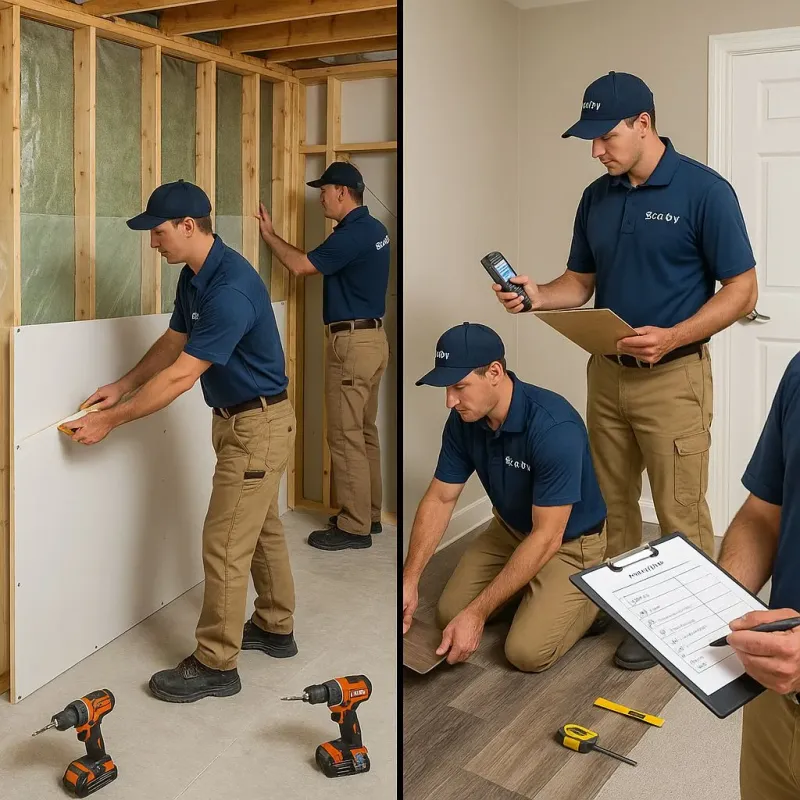 Repairs and Reconstruction process in Greenwood, DE
